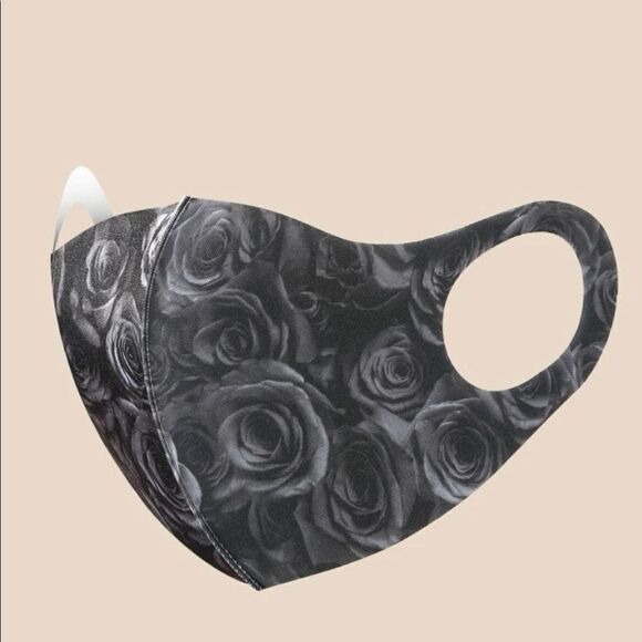 Rose Patterned Face Mask - Picture 1 of 1